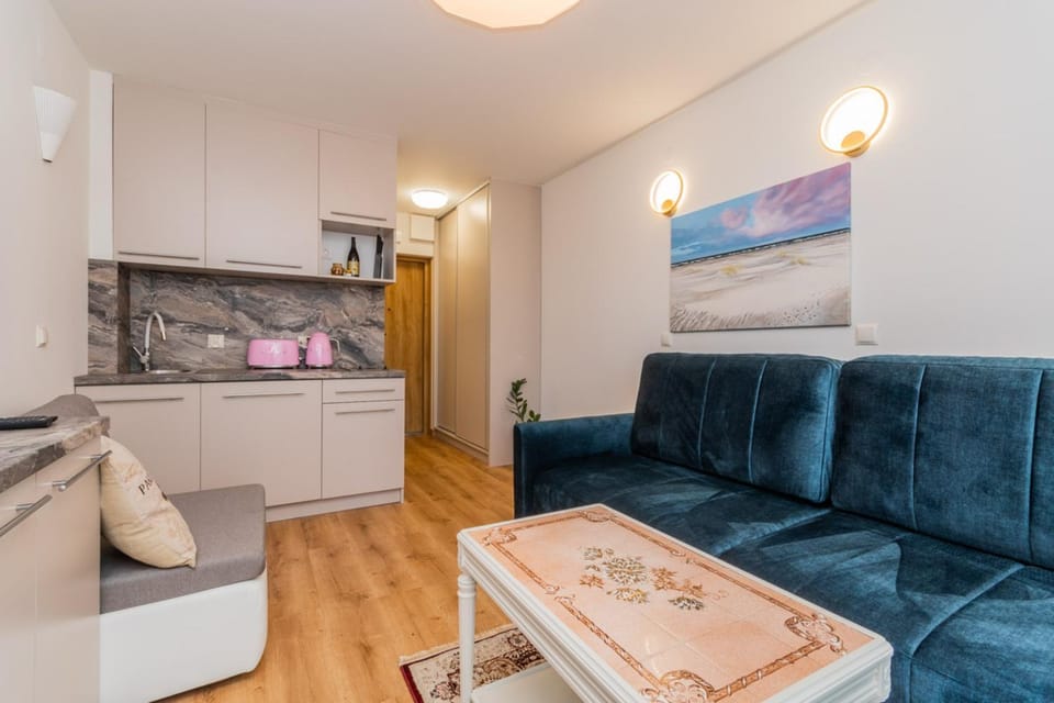 Living room, kitchen