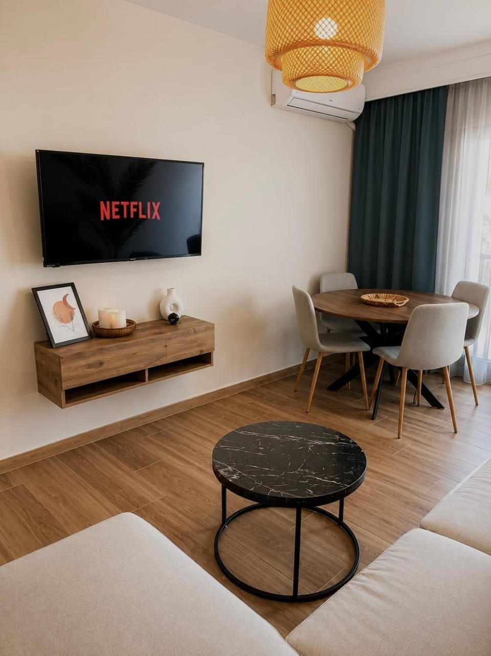 Living room, Dining area
