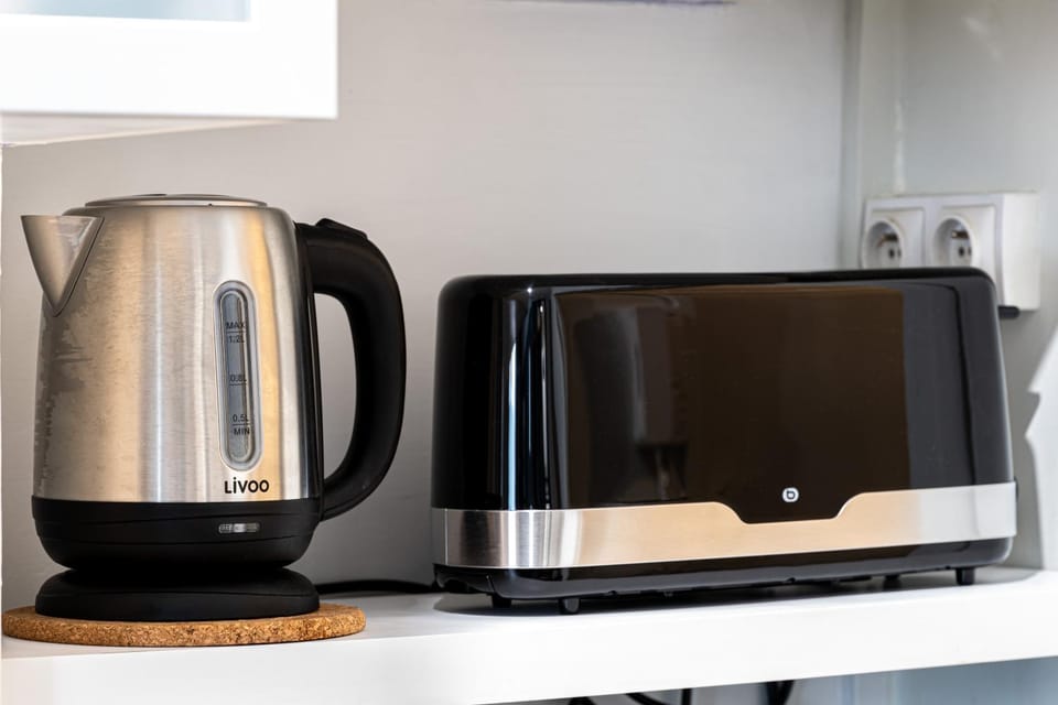 Coffee/tea facilities, Kitchen or kitchenette, toaster