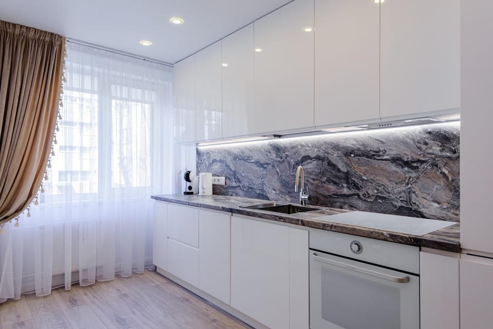 Property building, kitchen