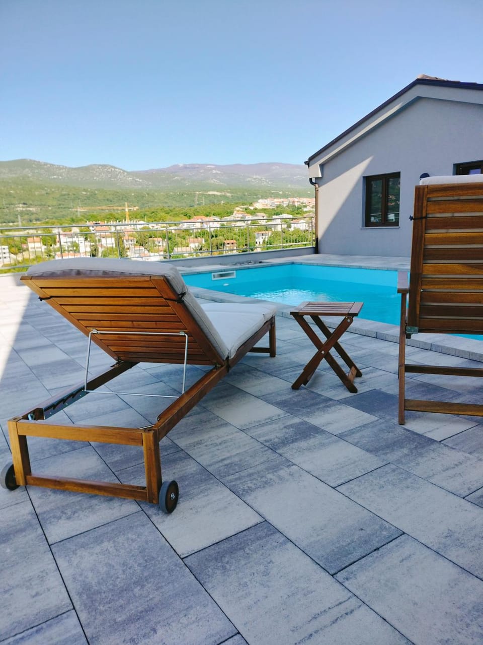 Day, Mountain view, Swimming pool, sunbed
