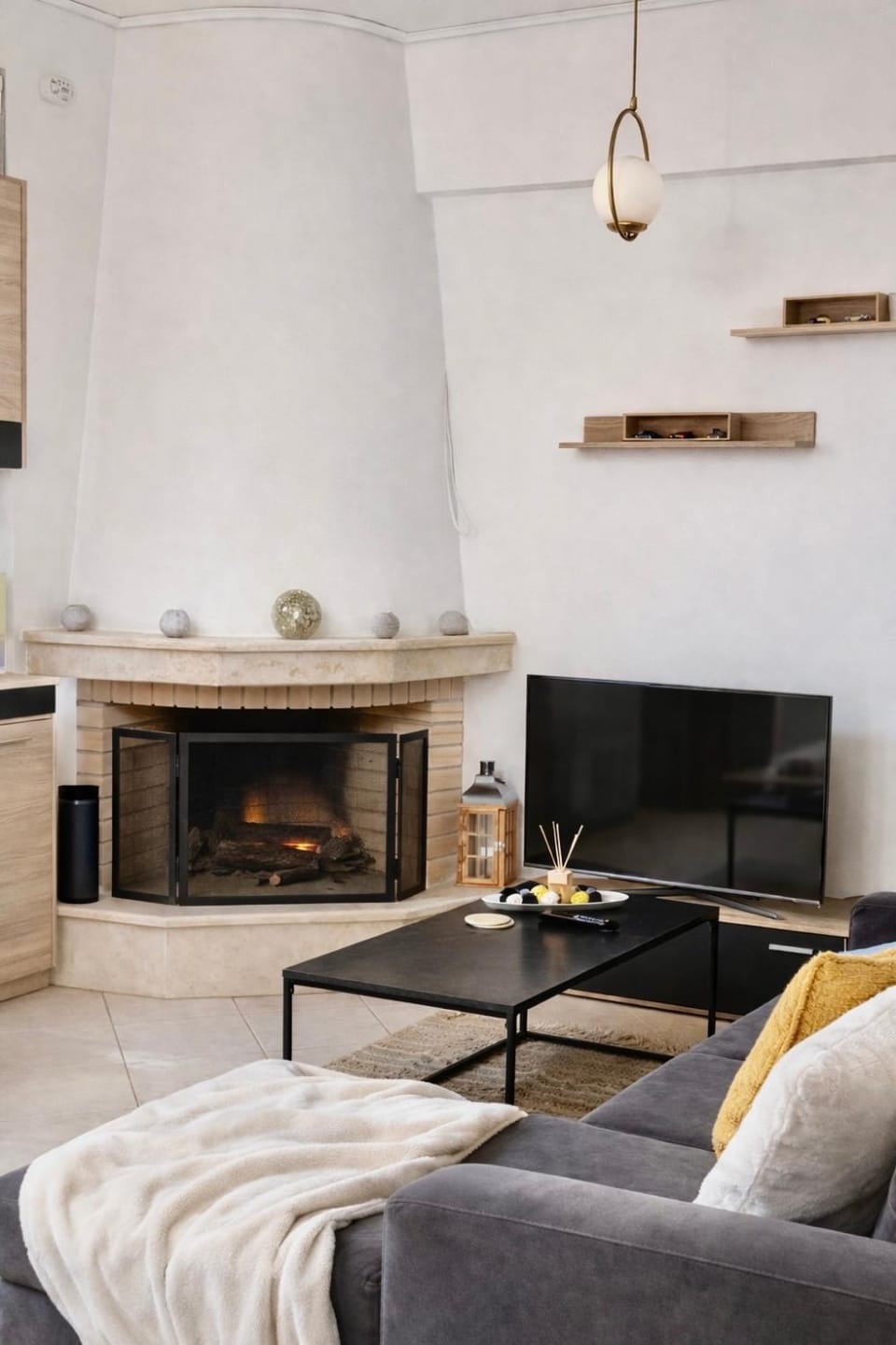 H&H cozy retreat ,Fireplace and Parking Apartment in Pireas