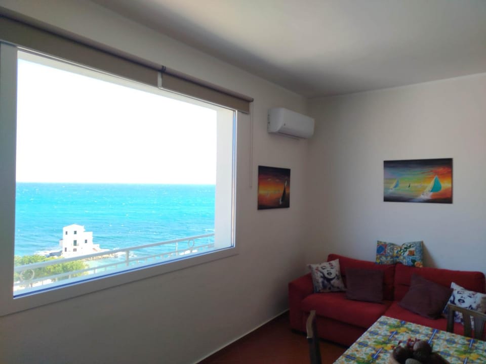 Natural landscape, Living room, Seating area, Sea view