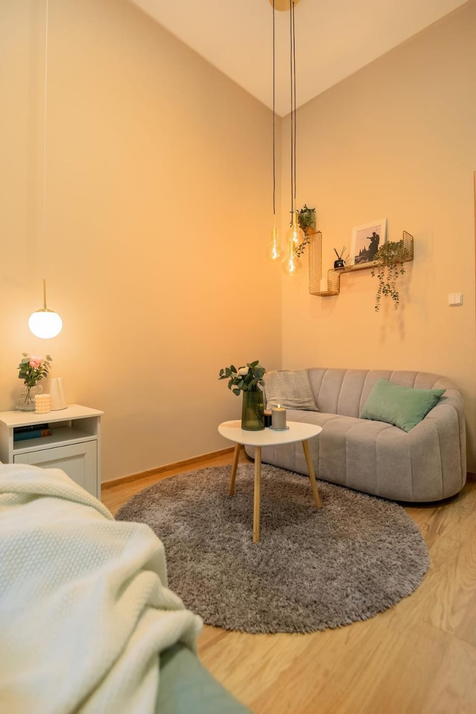Living room, Photo of the whole room, Seating area, Bedroom