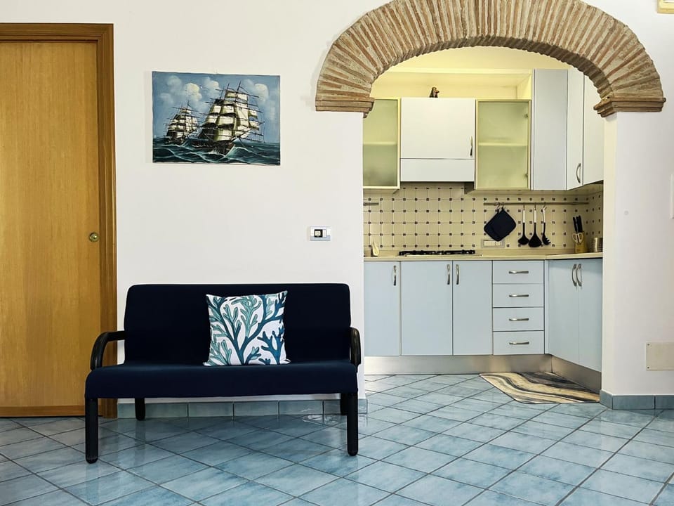 Living room, kitchen