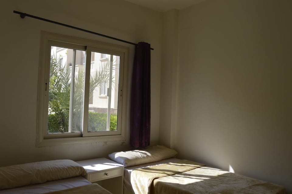 Bed, View (from property/room), Seating area, Bedroom