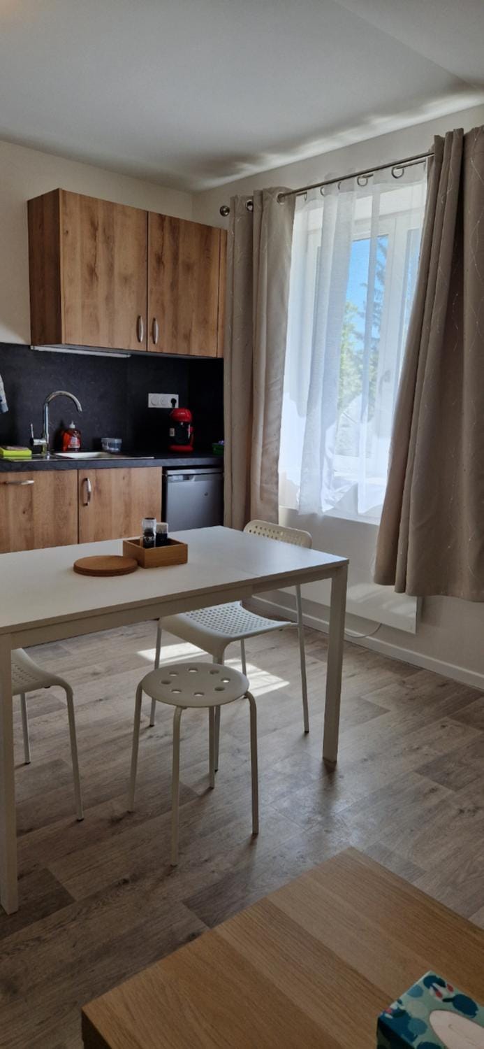 Kitchen or kitchenette, Dining area