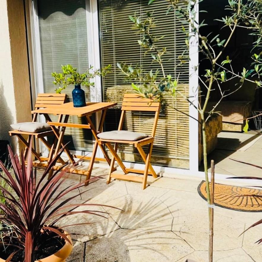 Patio, Garden, Balcony/Terrace, Seating area, Garden view