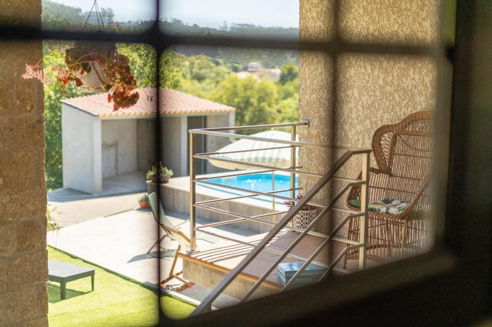 Property building, Living room, Swimming pool