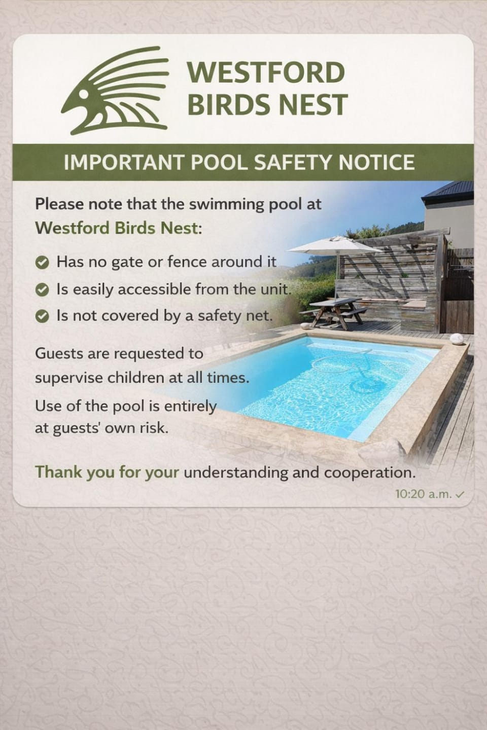 Swimming pool