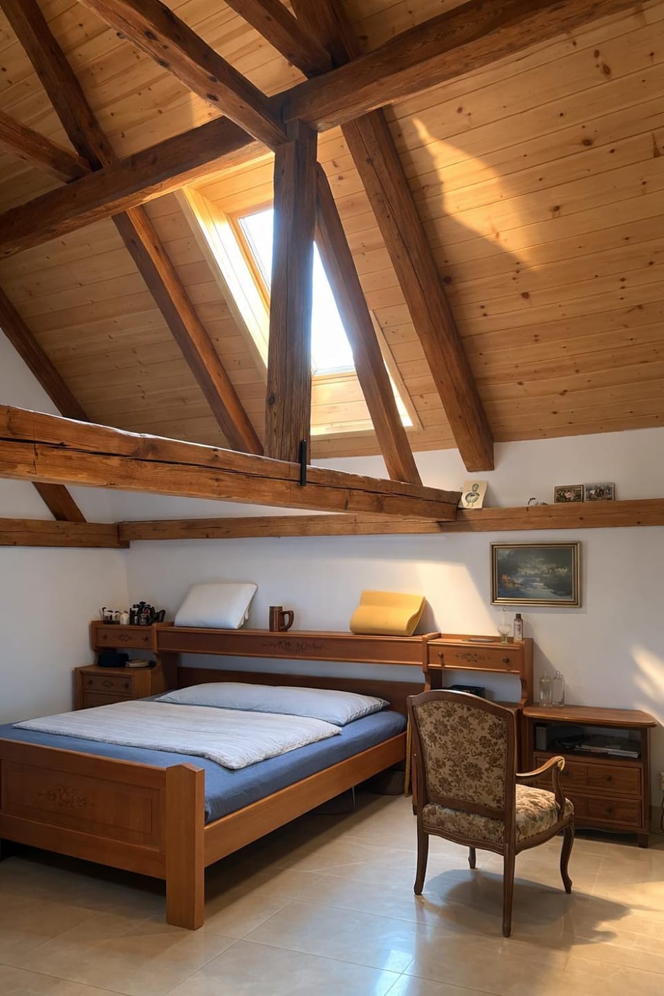 Bed, Photo of the whole room, Seating area