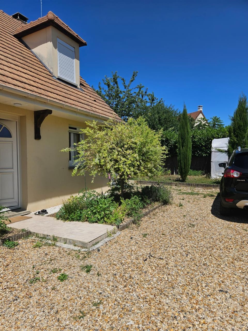 Property building, Garden, Garden view, Parking