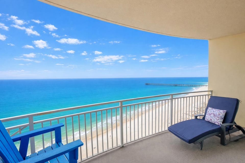 Beach, Sea view, sunbed