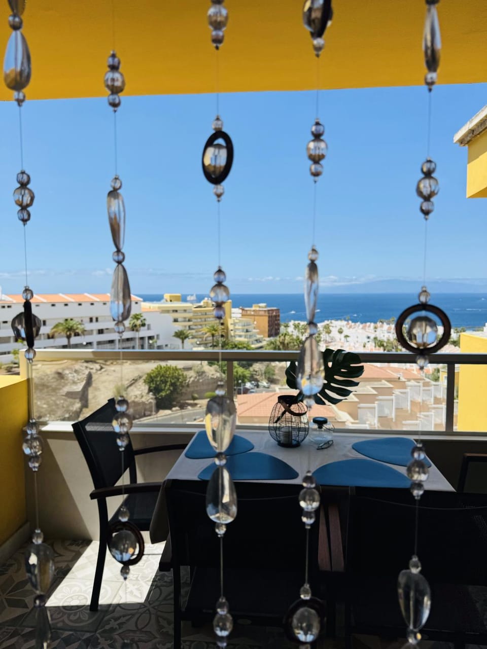 Day, Natural landscape, View (from property/room), Balcony/Terrace, Seating area, Dining area, Sea view