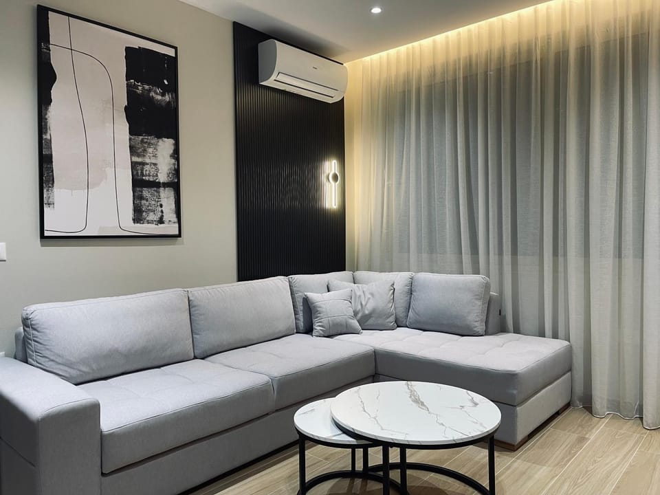 Living room, Seating area, air conditioner
