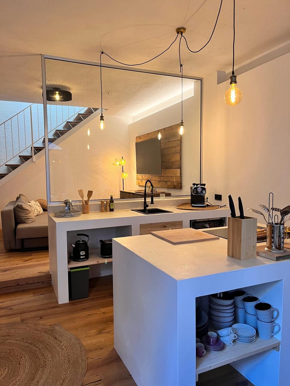 Property building, Kitchen or kitchenette, Living room