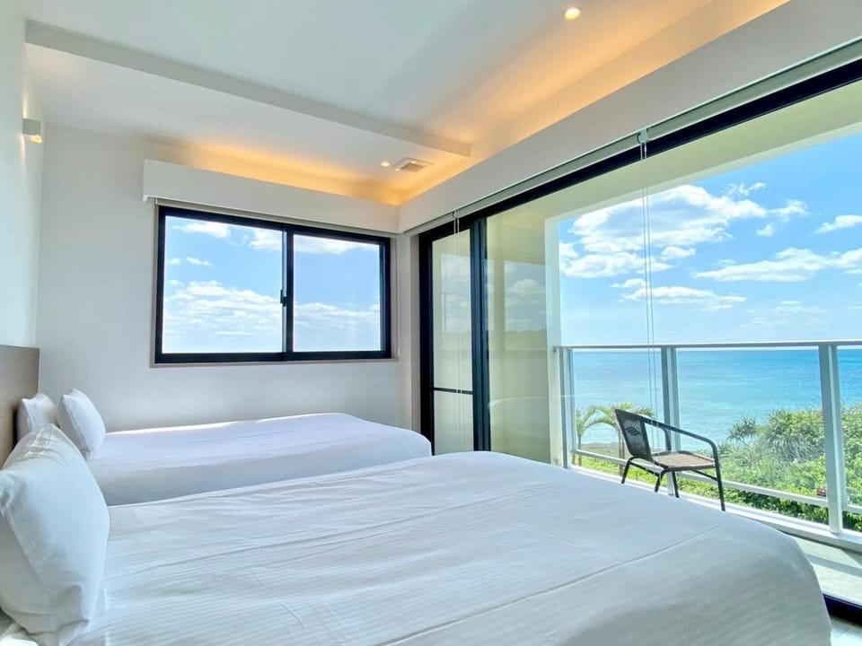 View (from property/room), Bedroom, Sea view