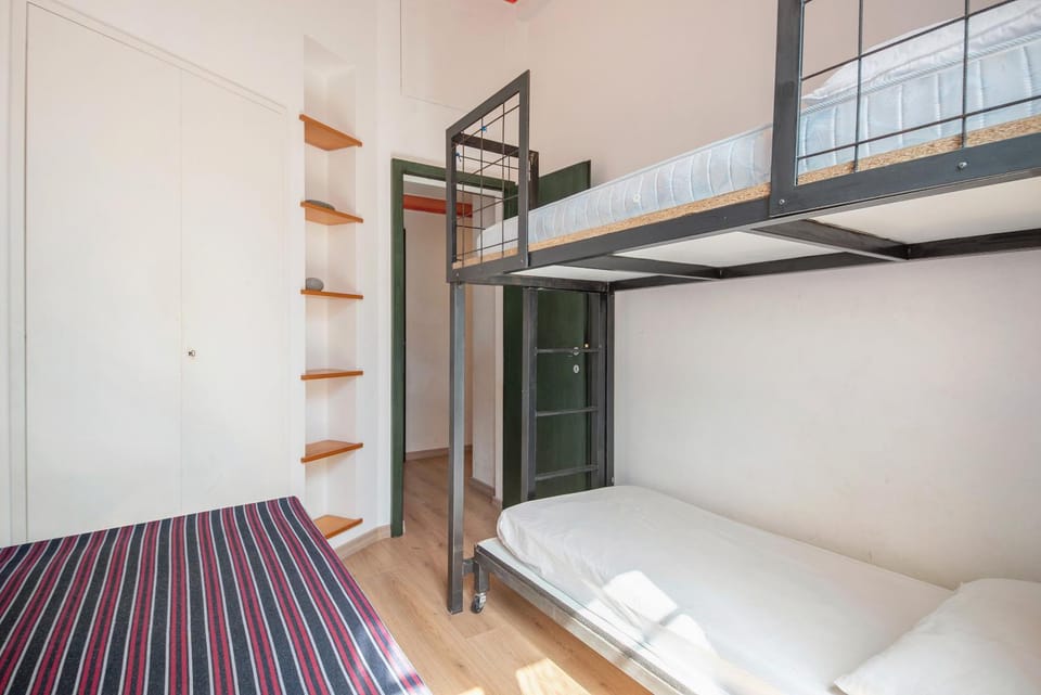 Property building, Living room, Bedroom