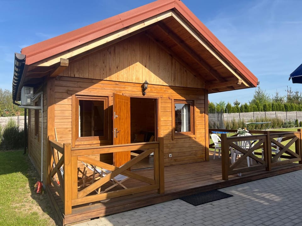 Domki caloroczne z antresola Przytulisko na Mazurach House in Poland