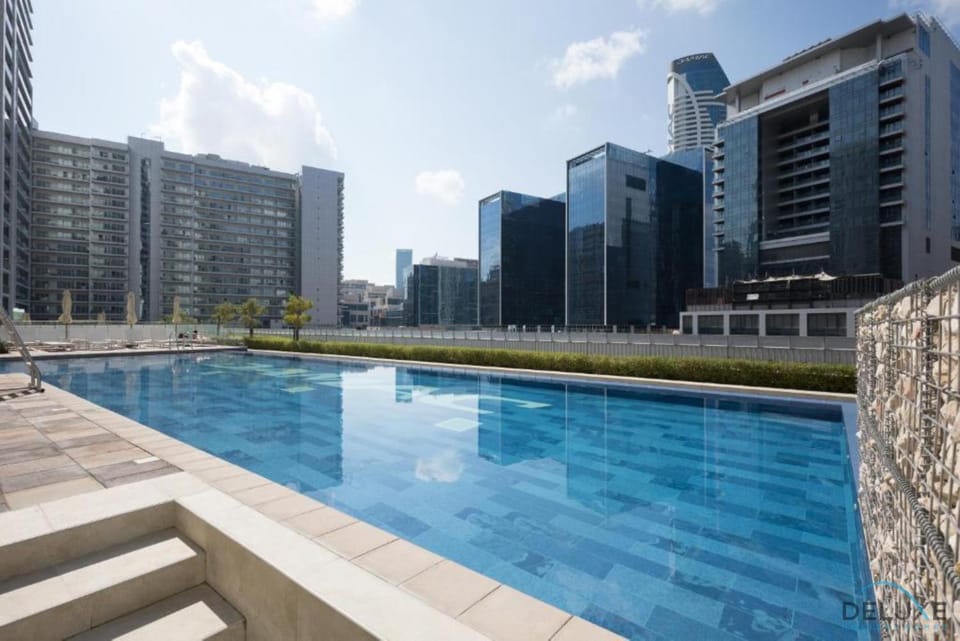 Property building, Pool view, Swimming pool