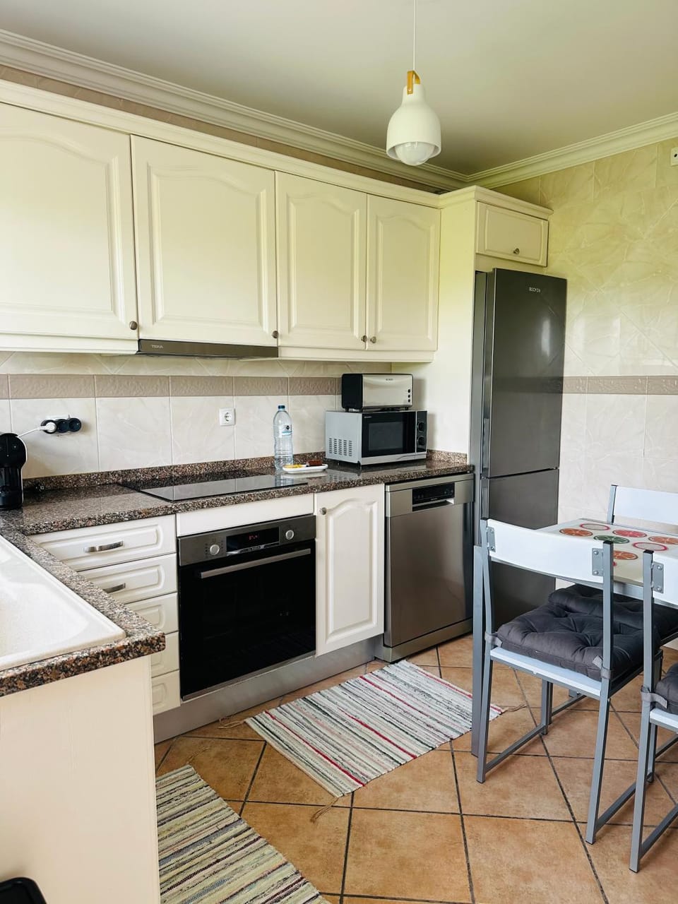 Kitchen or kitchenette, Dining area, dishwasher, oven, stove, toaster
