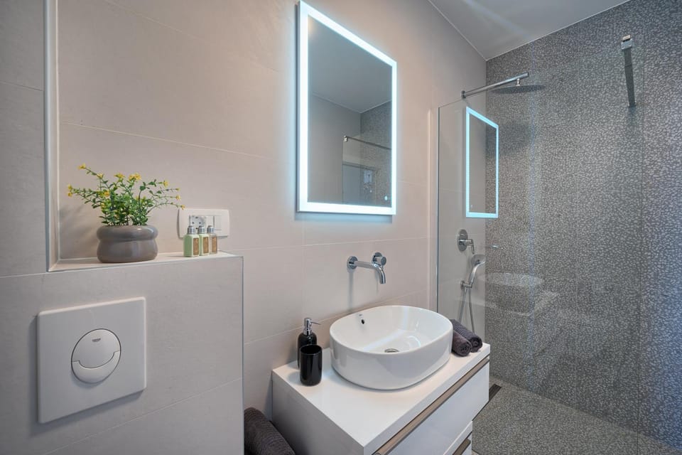 Shower, Toilet, Bathroom, towels