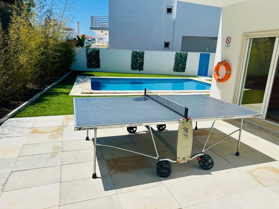 Patio, Day, Table tennis, Pool view, Swimming pool, Swimming pool, sunbed