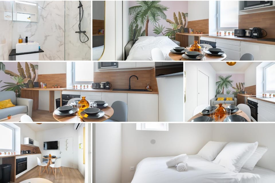 Bed, Kitchen or kitchenette, Photo of the whole room, minibar, pet friendly, stove