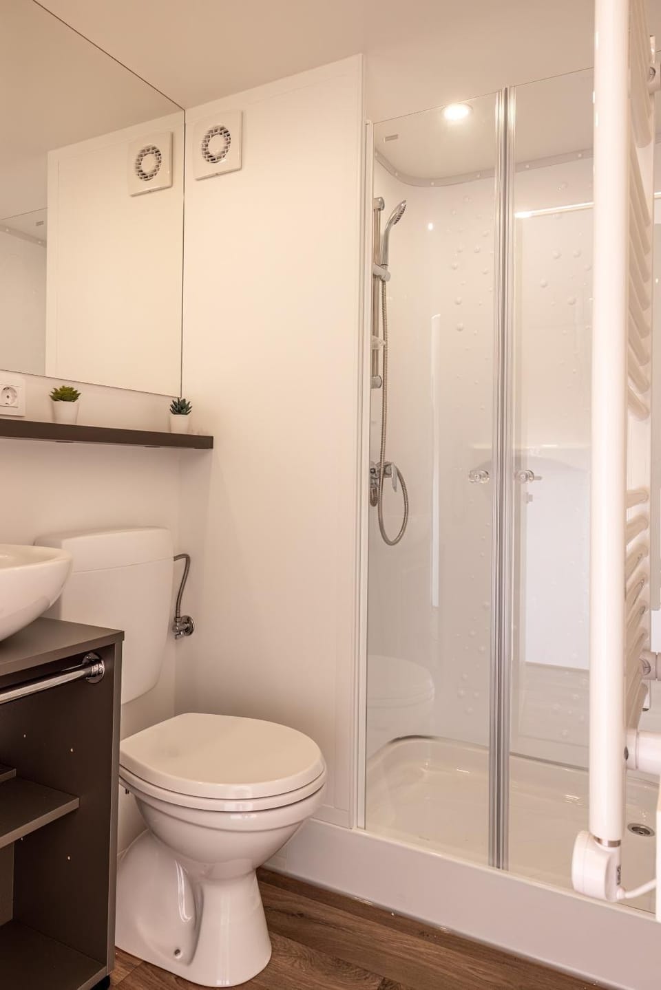 Bathroom, Living room