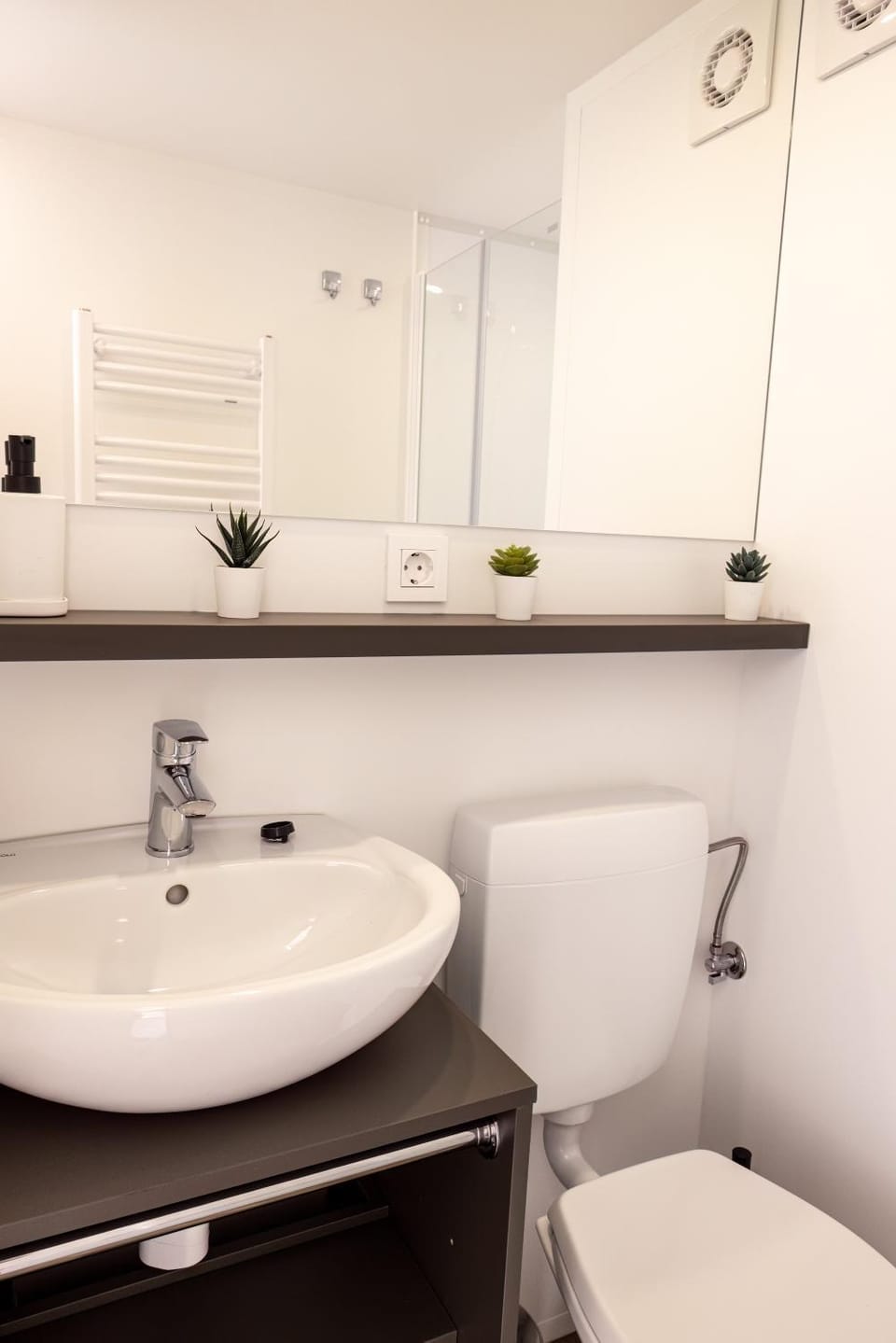 Bathroom, Living room
