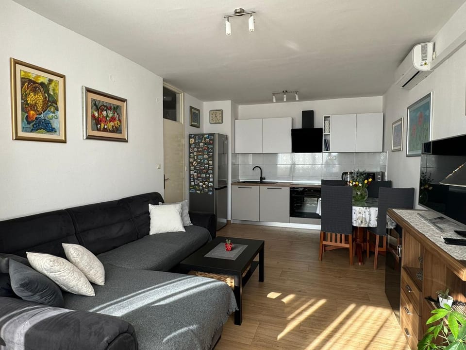 Kitchen or kitchenette, Living room, Dining area