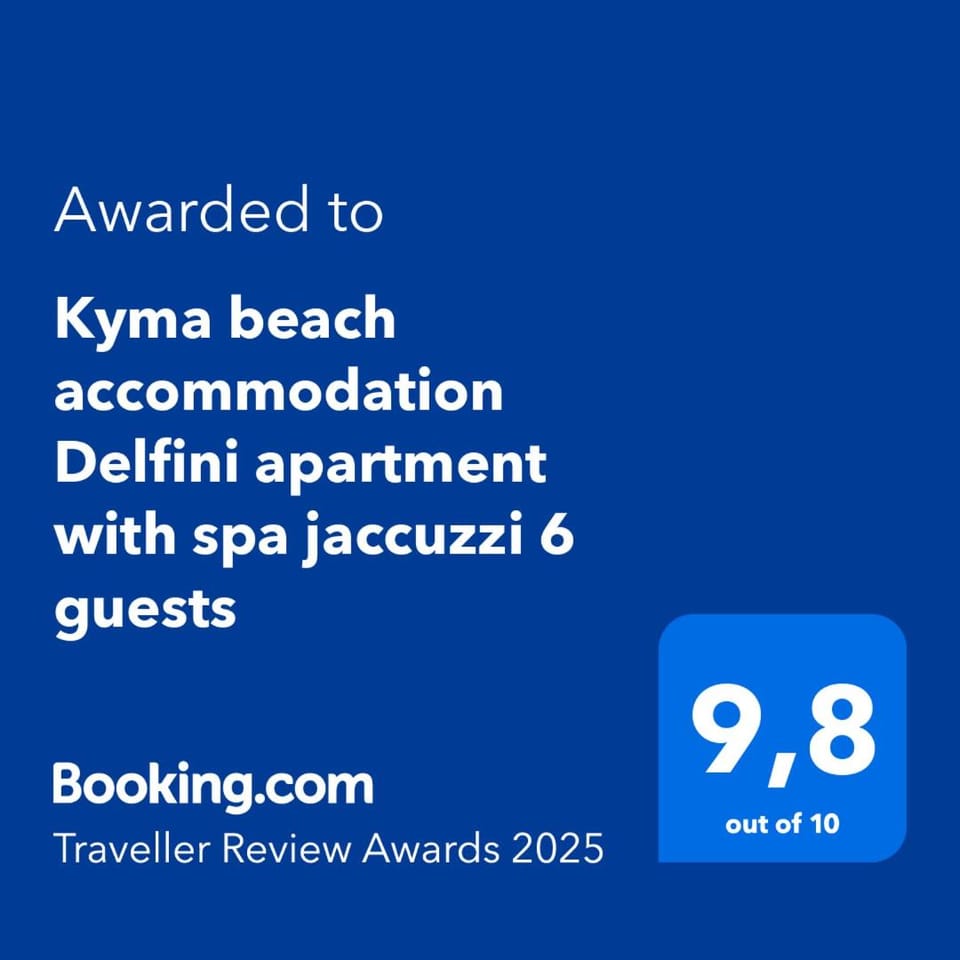 Kyma Beach - Delfini Apartment - Jacuzzi - up to 6 guests Apartment in Crete Region