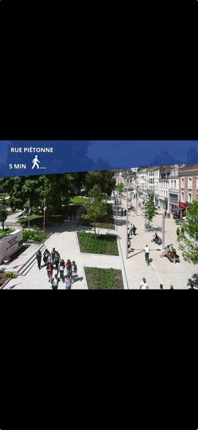 APPT 4 Proche gare d'Amiens et du centre ville Apartment in Amiens