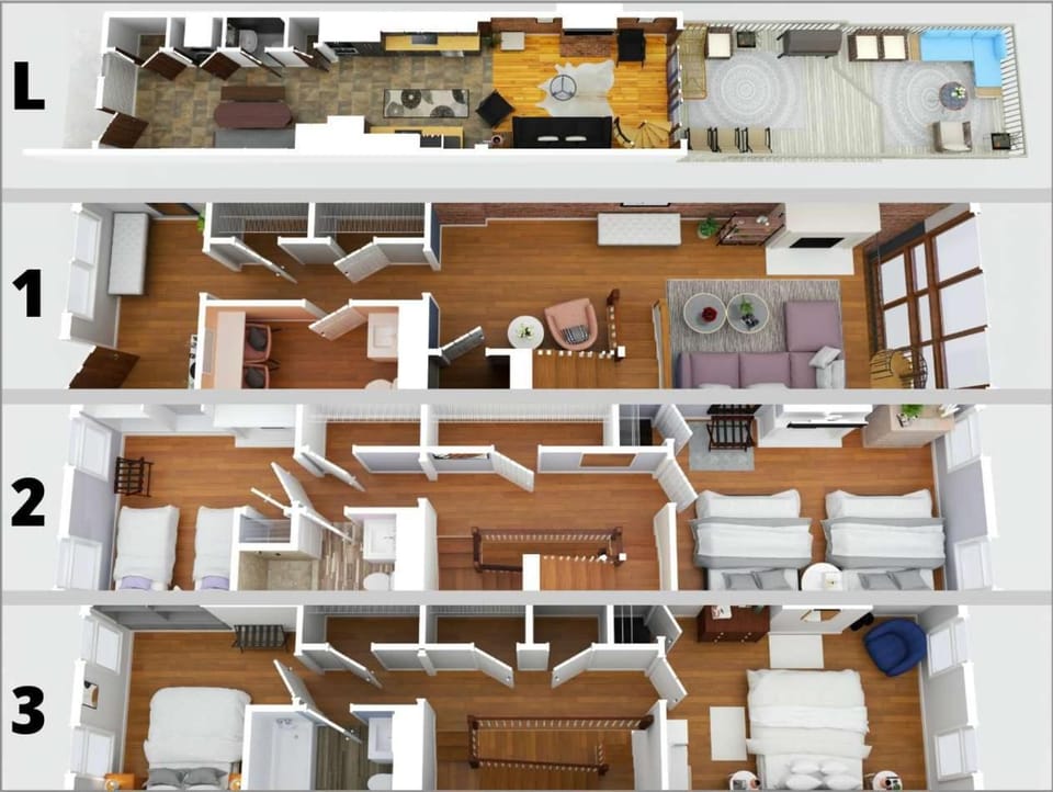 4BR Bridal, Group Retreat - Walkable - Skyline Views House in Cincinnati