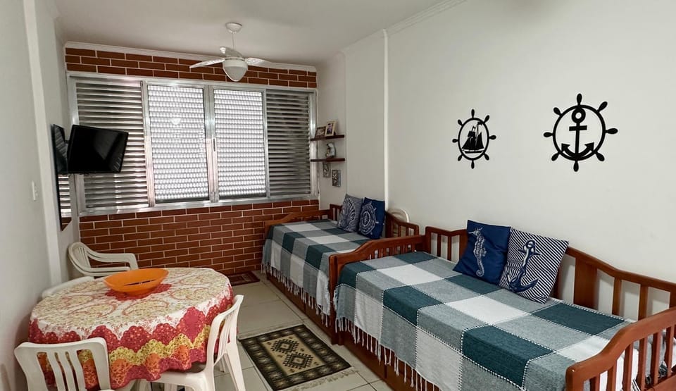 Apartamento Pé na Areia - Praia Grande Apartment in State of São Paulo