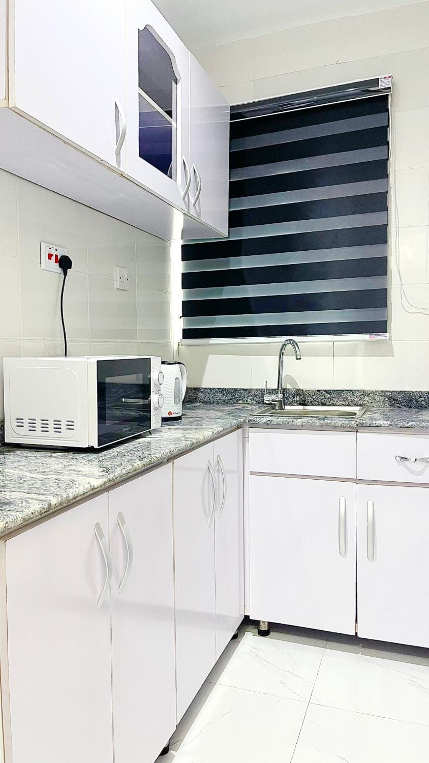 Kitchen or kitchenette, dishwasher