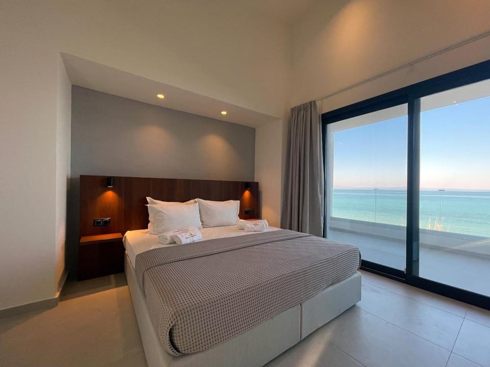 Bed, Photo of the whole room, Beach, Bedroom, Sea view