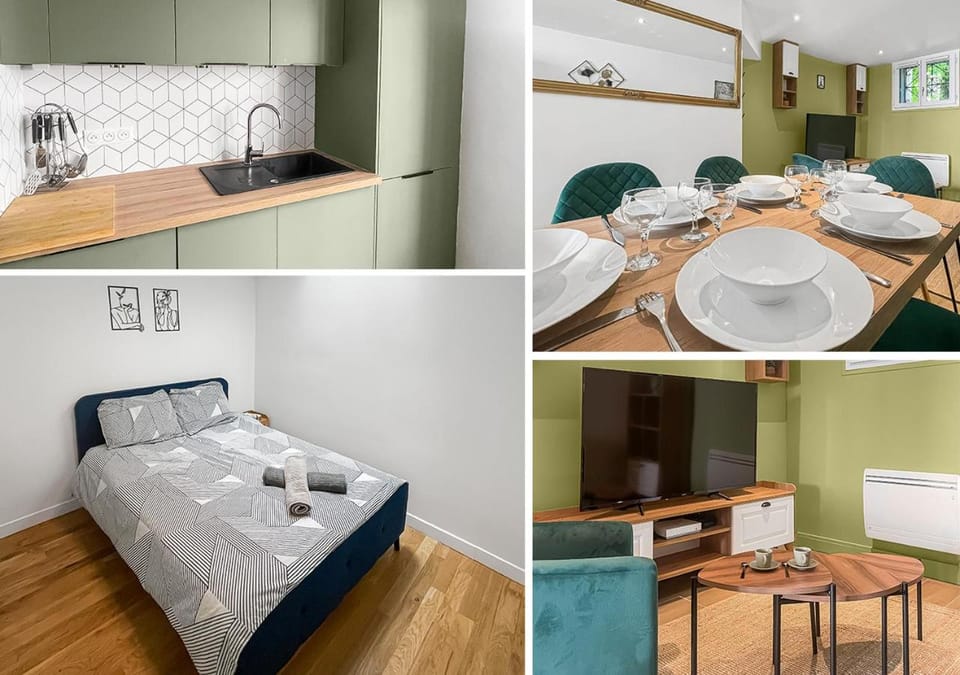Maison 3 chambres 7 pers RER A, L Paris direct Apartment in Sartrouville