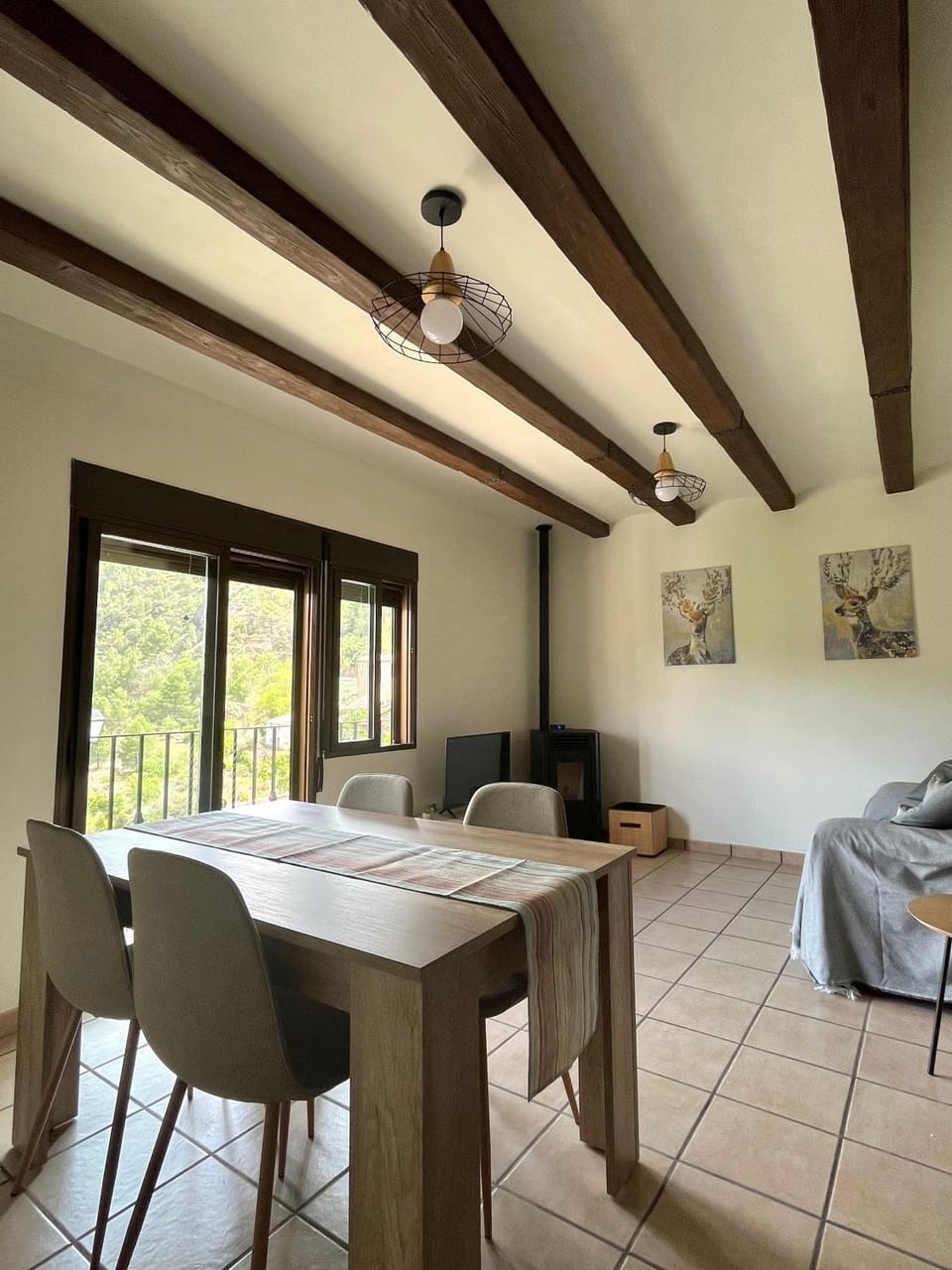 Living room, Seating area, Dining area