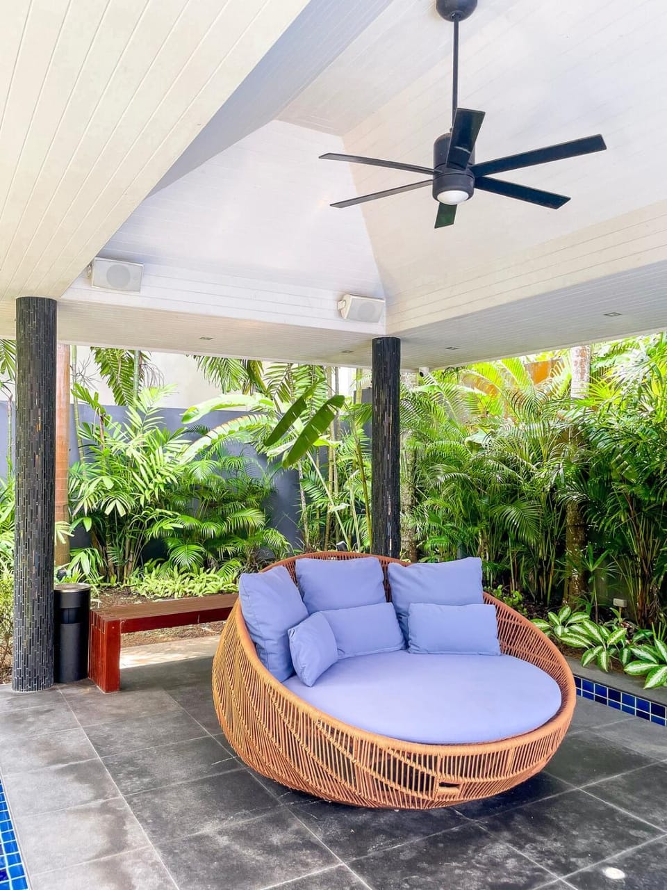 Patio, Garden, Seating area, Garden view