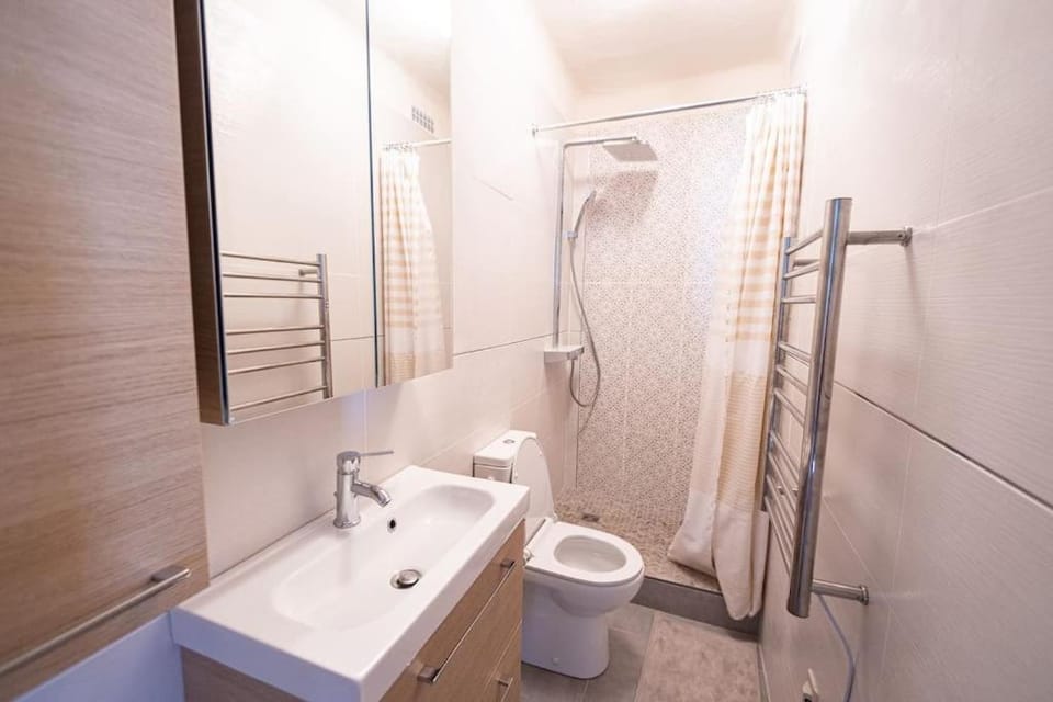 Shower, Toilet, Bathroom, towels