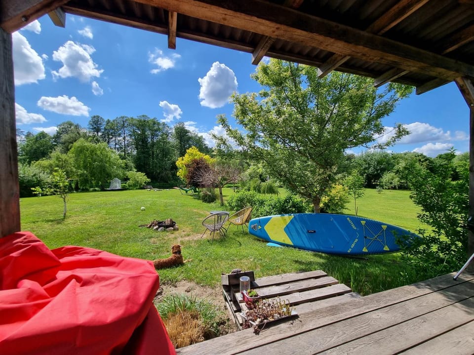 Spring, Garden, Balcony/Terrace, Garden view