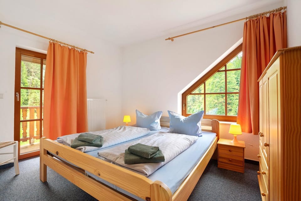 Property building, Living room, Bedroom