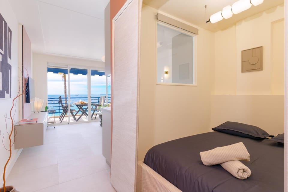 Studio terrasse vue mer idyllique Apartment in Antibes