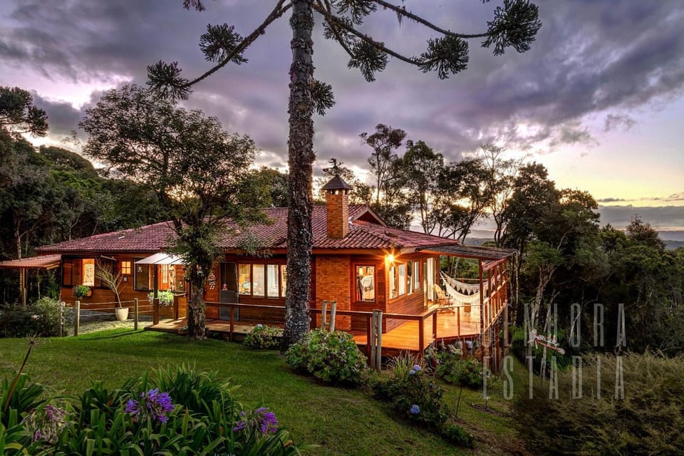 Canarinho Ranch, Wood Stove, with a View House in State of Santa Catarina