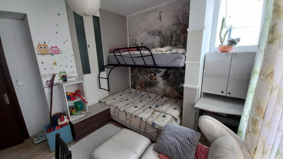 Bed, Photo of the whole room, Bedroom, bunk bed