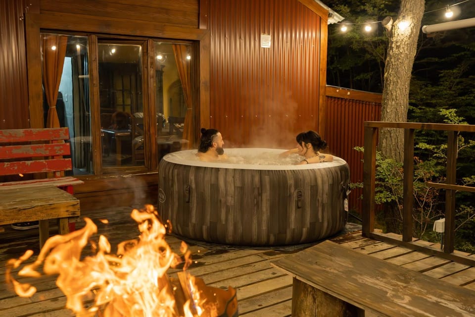 Night, Natural landscape, Hot Tub, Hot Tub