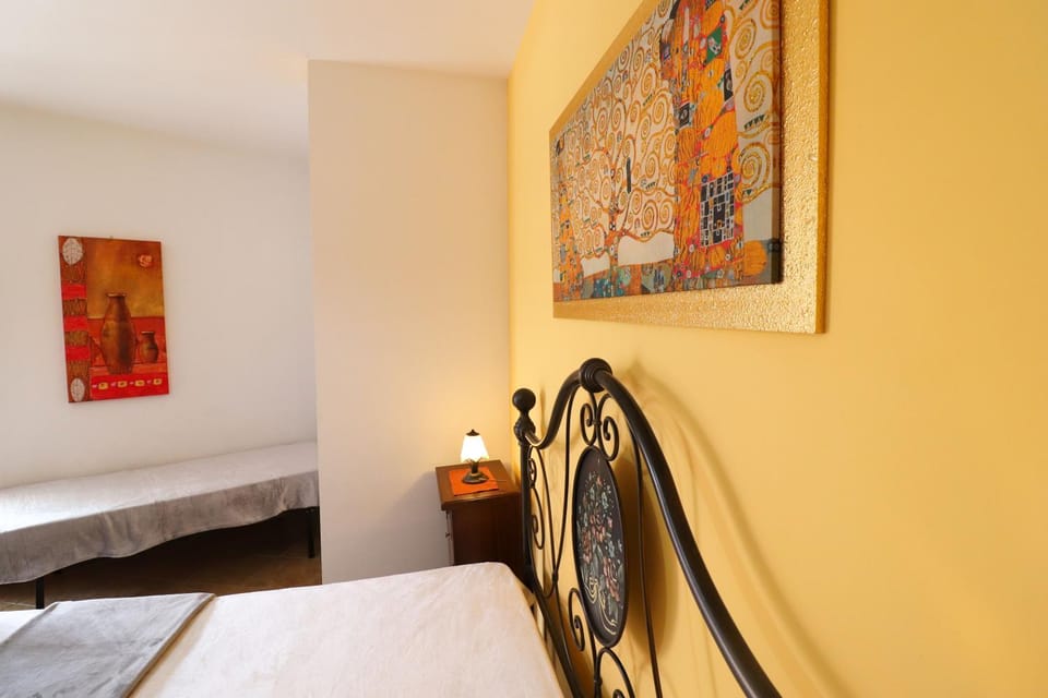 Property building, Living room, Bedroom