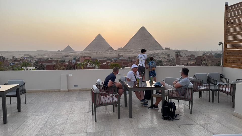 Patio, Nearby landmark, Restaurant/places to eat, Day, People, Natural landscape, View (from property/room), Balcony/Terrace, Banquet/Function facilities, Sunrise, Sunset, group of guests