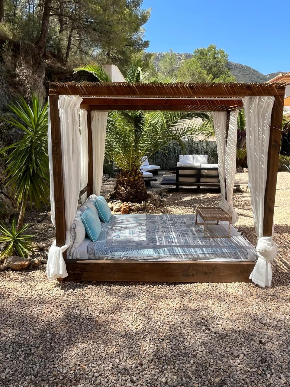 Spring, Bed, Garden, Garden view